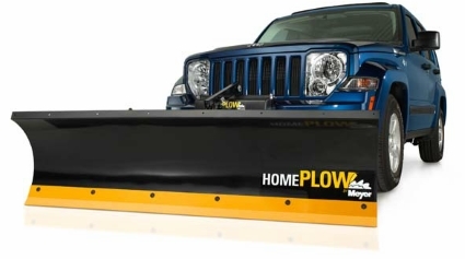 Finish DuraSlick w/Teflon Fits All Ford Econoline/E-Series 08-13(full size van) Models - Meyer Home Plow Hydraulically-Powered Lift w/Both Wireless & Wired Controllers - Auto-Angle Snow Plow