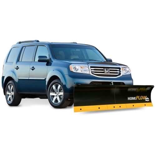 Finish DuraSlick w/Teflon Fits All Honda Ridgeline 05-14 Models - Meyer Home Plow Hydraulically-Powered Lift w/Both Wireless & Wired Controllers - Auto-Angle Snow Plow