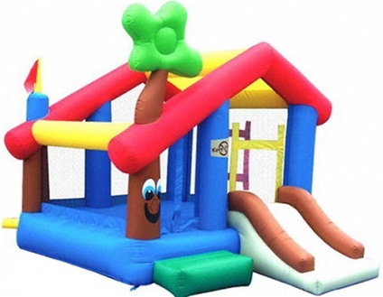 SaferWholesale My Little Playhouse Bouncer Bouncy House With Blower