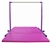 High Quality 4' Purple Horizontal Bar with Pink 6' Folding Mat