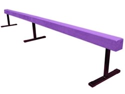 High Quality Purple 12' Gymnastics Balance 18" High Beam