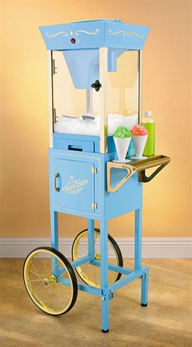 SaferWholesale Old Fashioned Snow Cone Cart