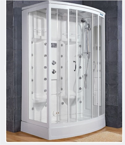units are made of LUCITE Zen Walk In Steam Shower 56