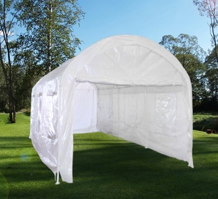 SaferWholesale Heavy Duty 10' x 20' Pure White Arch Style Tent / Garage