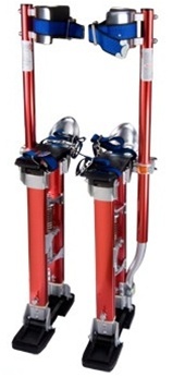 SaferWholesale Red Adjustable Aluminum Drywall Stilts 18