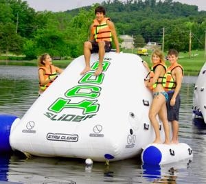 SaferWholesale 6' The Rock - Inflatable Floating Slide