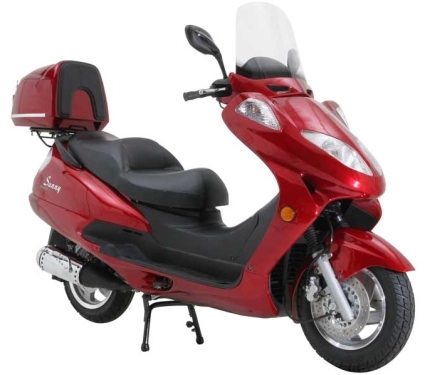 SaferWholesale 150cc MC_D150H 4-Stroke Air-Cooled Moped Scooter