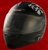 Adult All In Black Full Face Motorcycle Helmet with Bluetooth (DOT Approved)