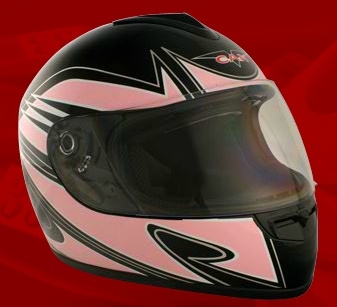 SaferWholesale Adult Spartan Pink Full Face Motorcycle Helmet (DOT Approved)