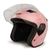 Adult Pink Metro Open Face Motorcycle Helmet (DOT Approved)