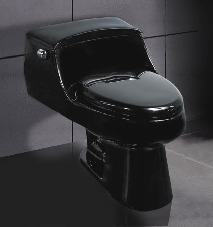 SaferWholesale Black Ariel A-327 Contemporary European Toilet