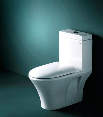 SaferWholesale The Milano - Royal 1003 Contemporary European Toilet with Dual Flush