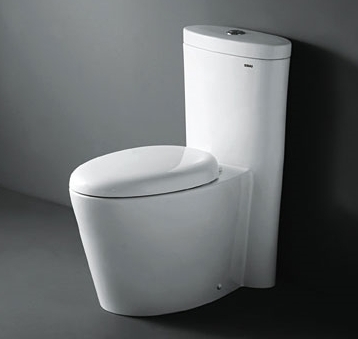SaferWholesale The Monterey - Royal 1009 Contemporary European Toilet with Dual Flush