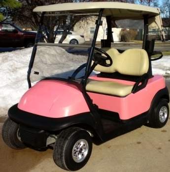 SaferWholesale 48V Pink Panther Club Car Precedent Electric Golf Cart