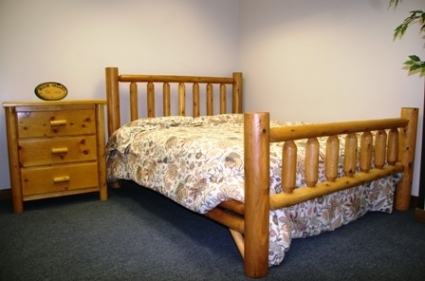 SaferWholesale Rustic Furniture Queen Bed