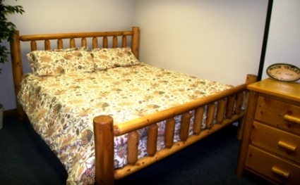 SaferWholesale Rustic Furniture King Bed