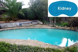 Complete 16'x32' Kidney InGround Swimming Pool Kit with Steel Supports