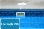 Complete 16'x32' Rectangle 2RC In Ground Swimming Pool Kit with Steel Supports