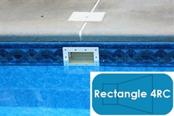 Complete 16'x32' Rectangle 4RC InGround Swimming Pool Kit with Steel Supports
