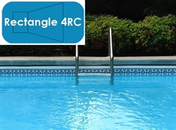 Complete 16'x36' Rectangle 4RC InGround Swimming Pool Kit with Steel Supports