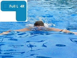 Complete 16x38x24 Full L 4R InGround Swimming Pool Kit with Wood Supports