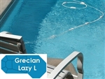 Complete 16'x42' Grecian Lazy L  In Ground Swimming Pool Kit with Polymer Supports