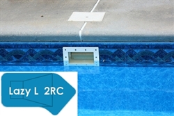 Complete 16'x42' Lazy L 2RC InGround Swimming Pool Kit with Polymer Supports