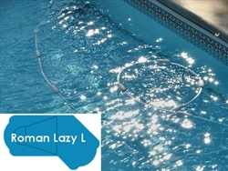 Complete 16'x42' Roman Lazy L  InGround Swimming Pool Kit with Polymer Supports
