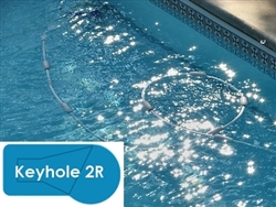 Complete 18x36 Keyhole 2R In Ground Swimming Pool Kit with Steel Supports