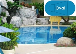Complete 18'x36' Oval InGround Swimming Pool Kit with Polymer Supports