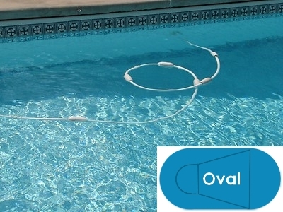 steel shaft and Neptune Complete 18'x36' Oval InGround Swimming Pool Kit with Steel Supports
