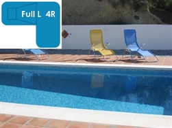 Complete 18x38x26 Full L 4R InGround Swimming Pool Kit with Polymer Supports