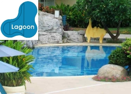 steel shaft and Neptune Complete 18x38x29 Lagoon In Ground Swimming Pool Kit with Wood Supports