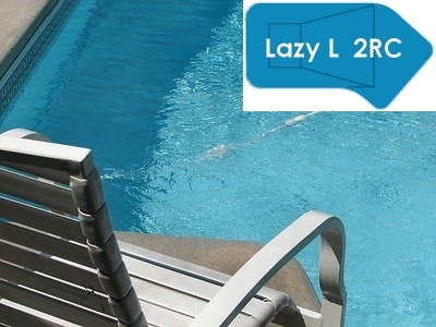 steel shaft and Neptune Complete 18'x43' Lazy L 2RC In Ground Swimming Pool Kit with Steel Supports