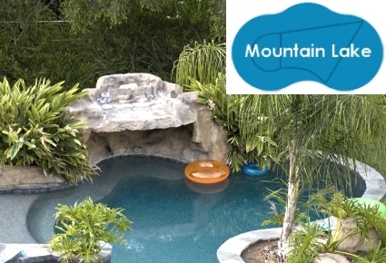 steel shaft and Neptune Complete 20'x33' Mountain Lake In Ground Swimming Pool Kit with Steel Supports