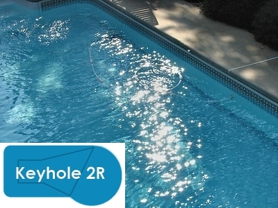 steel shaft and Neptune Complete 20x40 Keyhole 2R InGround Swimming Pool Kit with Steel Supports