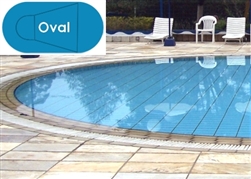 Complete 20'x41' Oval InGround Swimming Pool Kit with Wood Supports