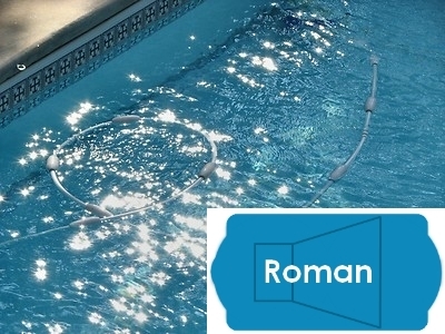 steel shaft and Neptune Complete 20'x42' Roman InGround Swimming Pool Kit with Wood Supports