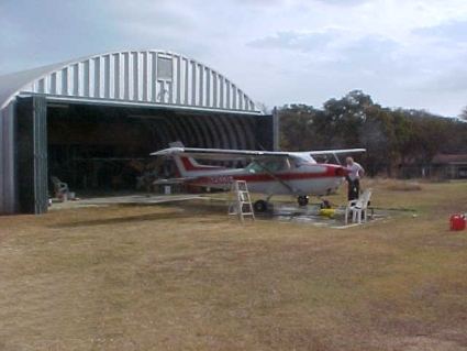 SaferWholesale 50' x 30' x 19' Metal Frame Airplane Hanger Storage Building