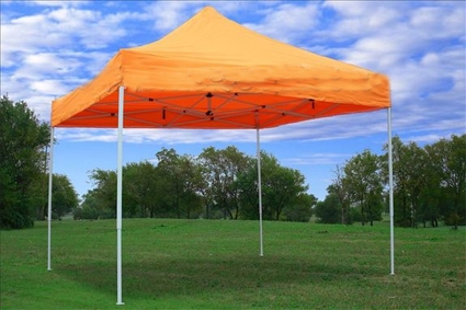 SaferWholesale 10' x 10' Pop Up Orange Party Tent