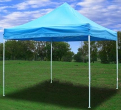 SaferWholesale 10' x 10' Pop Up Sky Blue Party Tent