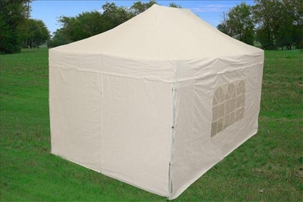 SaferWholesale 10'x15' White Easy Pop Up Canopy / Tent