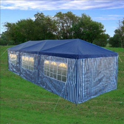 SaferWholesale 10'x30' Party Wedding tent Gazebo Pavilion Catering Navy Blue