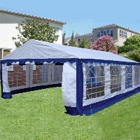 SaferWholesale 26'x16' Blue/White Heavy Duty Party Wedding Canopy Tent