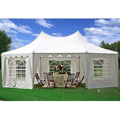 WPI Octagonal 22' x 16' White Party Tent