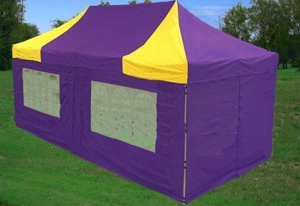 SaferWholesale Purple & Yellow 10'x20' Pop Up Canopy / Tent