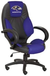 Brand New Baltimore Ravens Commissioner Office Chair - Officially Licensed