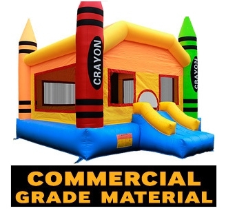 SaferWholesale Commercial Grade Crayon Inflatable Bouncer Bouncy House