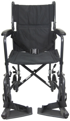 SaferWholesale Karman LT-2000 19 lb. Ultralight Aluminum Transport Wheelchair