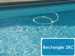 Complete 12'x24' Rectangle 2RC InGround Swimming Pool Kit with Polymer Supports